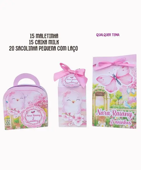 Kit Papelaria Personalizada/ 50 Itens