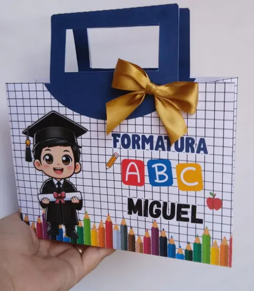 Sacolinha Media com Alça de Papel