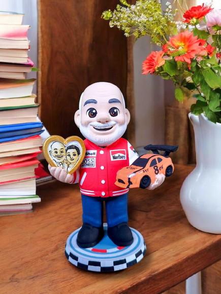 Escultura Miniatura Personalizada para Presentear Corrida