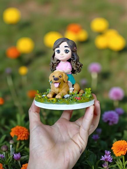 Escultura Miniatura Personalizada para Presentear Biscuit