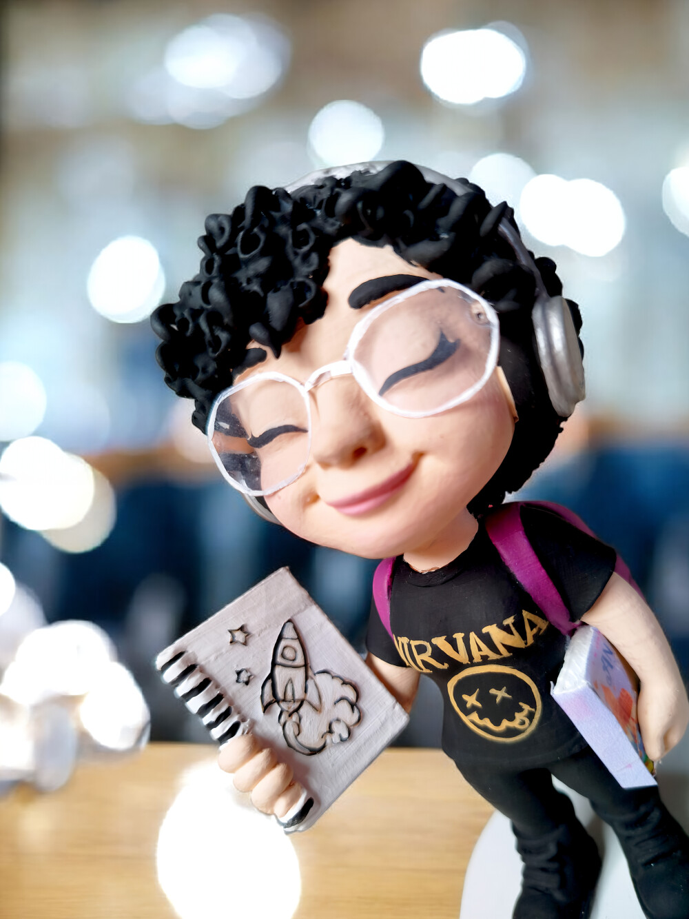 Escultura Miniatura Personalizada para Presentear Biscuit