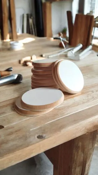 Kit 10 Unidades Base mdf Redonda 12mm com 12 cm para Biscuit
