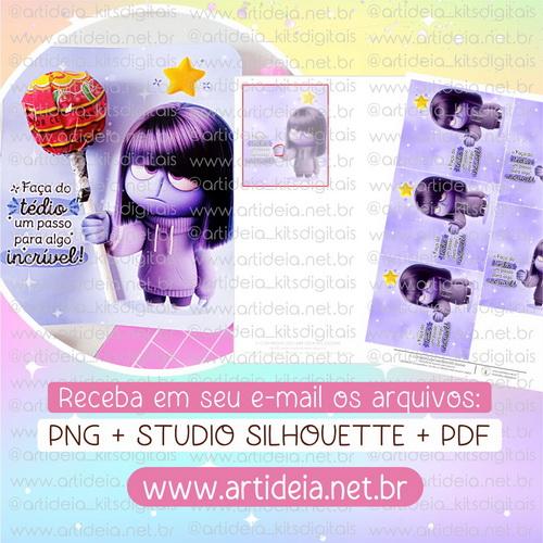 Arquivo Digital - Cartão Pirulito Divertidamente (Tédio)