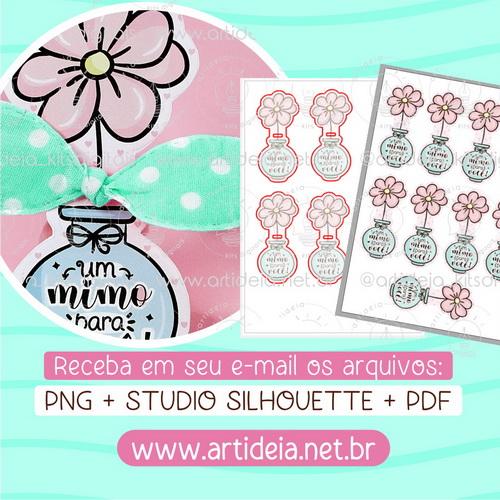 Arquivo Digital - Tag Xuxinha Vasinho de Flor