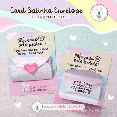 Arquivo Digital - Card Balinha Envelope