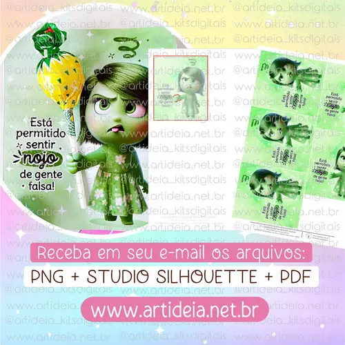 Arquivo Digital - Cartão Pirulito Divertidamente (Nojinho)