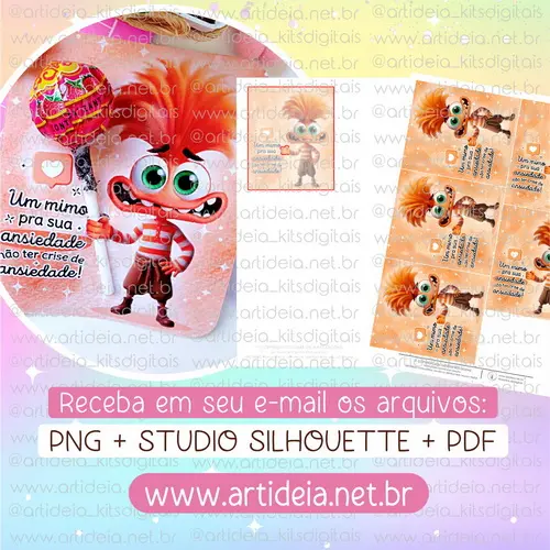 Arquivo Digital - Cartão Pirulito Divertidamente (Ansiedade)