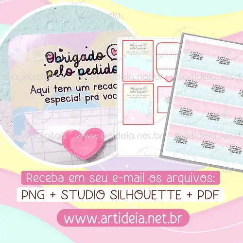 Arquivo Digital - Card Balinha Envelope