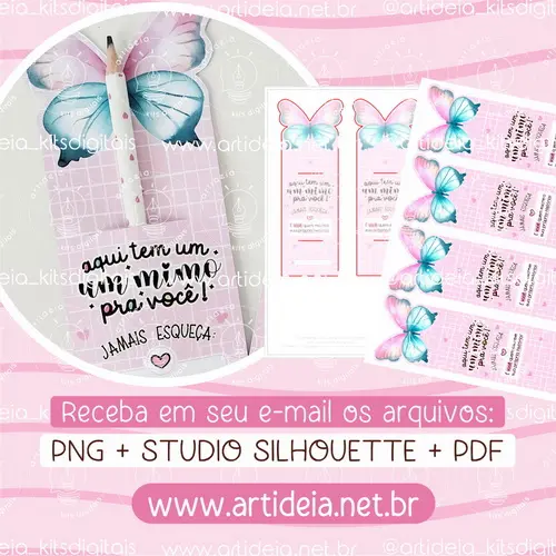 Arquivo Digital - Porta Lápis Borboleta