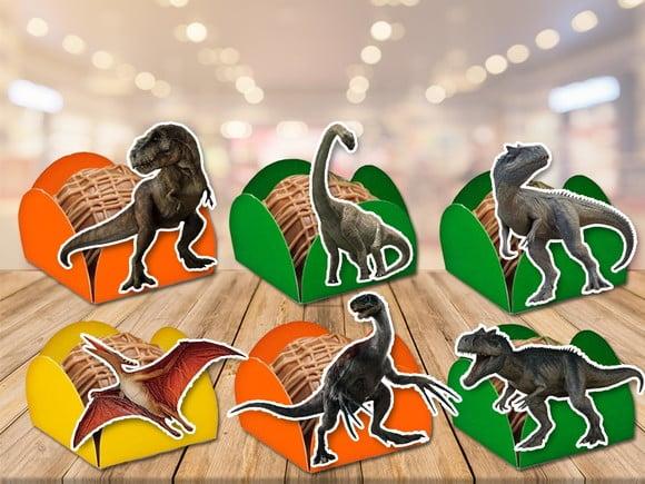 Forminhas Dinossauros -100 Unidades Frete Grátis