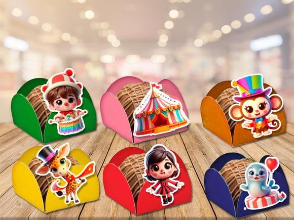 Forminhas para Doces Circo