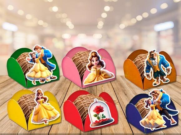 Forminhas para Doces a Bela e a Fera