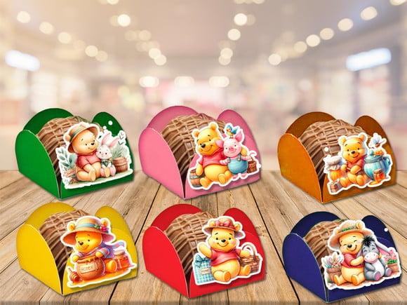 Forminhas para Doces Ursinho Pooh - 100 Unidades