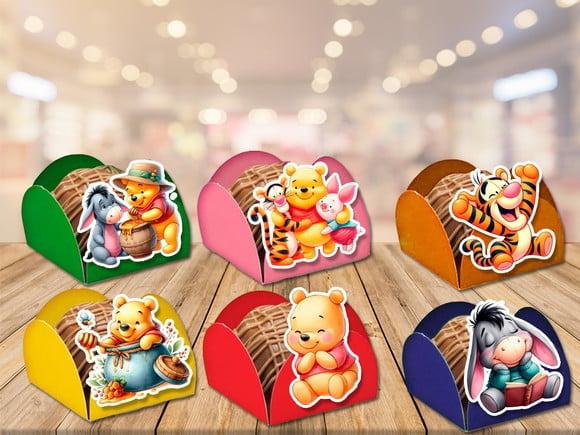 Forminhas para Doces Ursinho Pooh - 100 Unidades