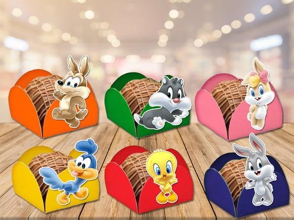 Forminhas para Doces Looney Tunes Baby