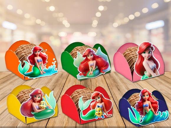 Forminhas para Doces Ariel a Pequena Sereia