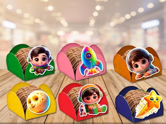 Forminhas Astronautas para Docinhos e Brigadeiros
