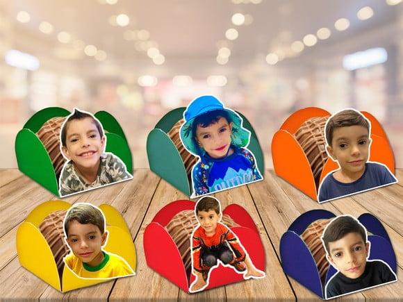 Forminhas Personalizadas com a Foto da Criança