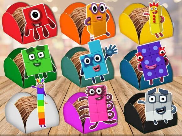 Forminhas Numberblocks