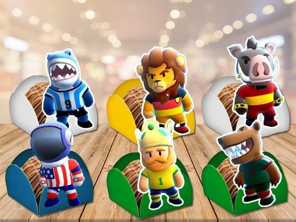Forminhas Stumble Guys da Copa Brasil