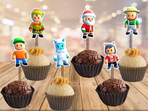 Topper de Natal Stumble Guys