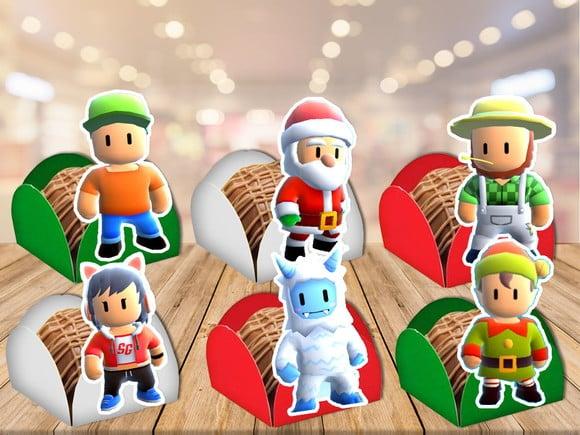 Forminhas Stumble Guys de Natal