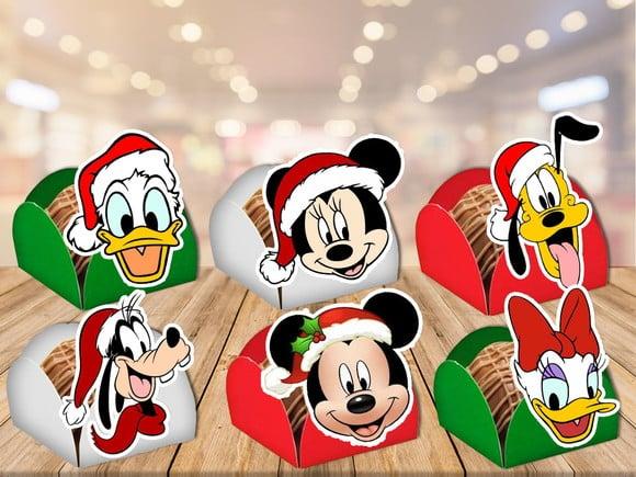 Forminhas Casa do Mickey de Natal