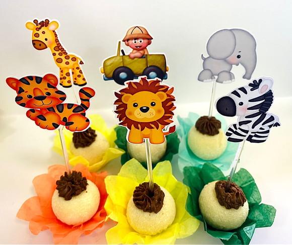 Forminhas Safari e Toppers