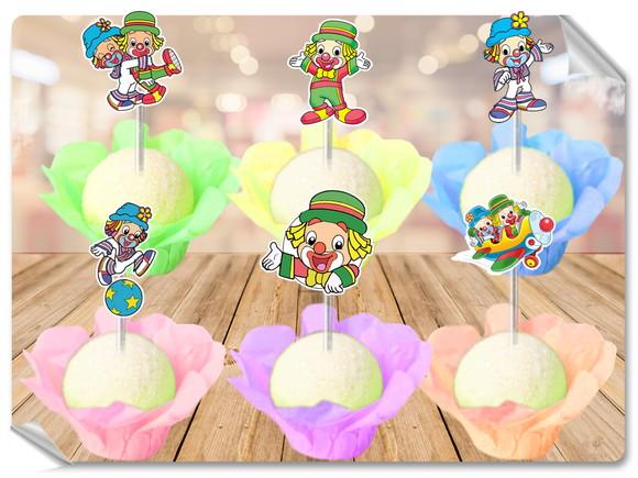Forminhas Luxo De Seda + Toppers Patati Patata