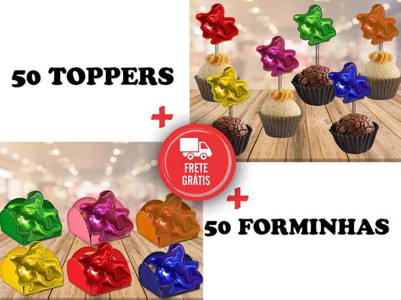 Slime Forminhas E Toppers