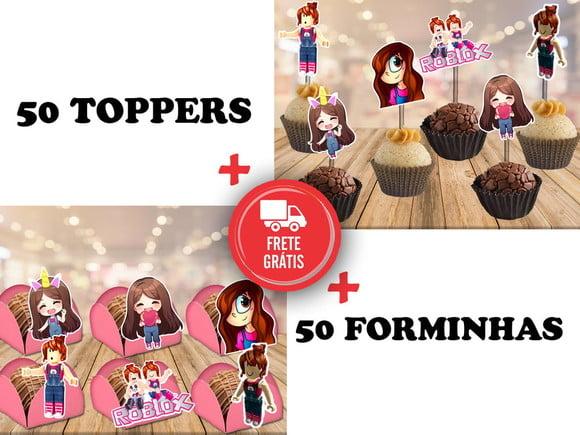 Roblox - 50 Forminhas E 50 Toppers