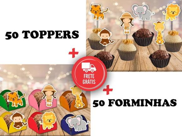 Safari Forminhas E Toppers