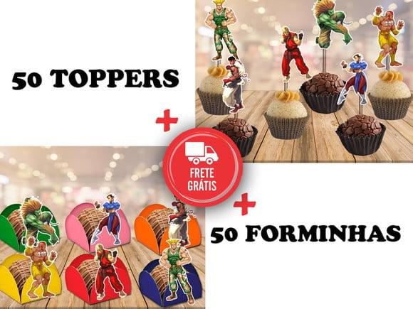 Street Fighter Forminhas E Toppers