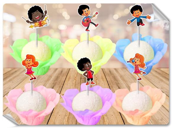 F11 - Forminhas Luxo De Seda + Toppers