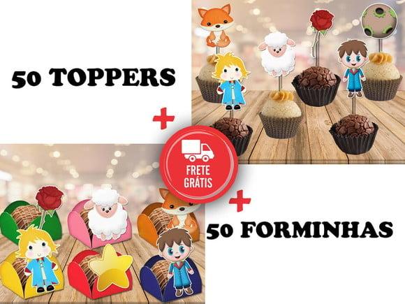 O Pequeno Príncipe - Forminhas E Toppers