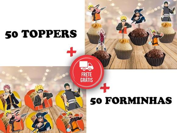 Naruto - Forminhas E Toppers