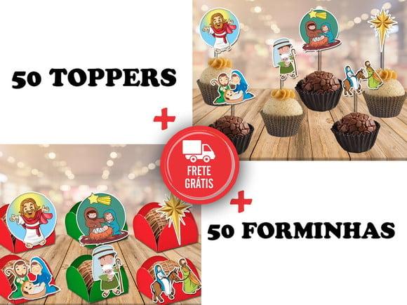 Verdadeiro Natal - Jesus - Forminhas E Toppers