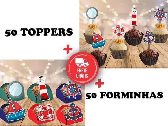 Marinheiro - Forminhas E Toppers
