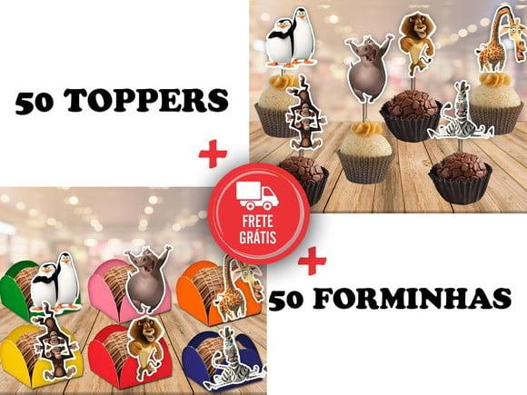 Madagascar - Forminhas E Toppers