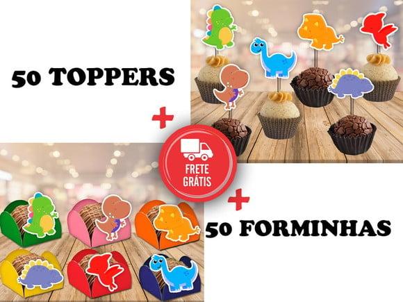Dinossauros Baby - Forminhas E Toppers