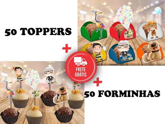 Up Altas Aventuras - 50 Forminhas E 50 Toppers