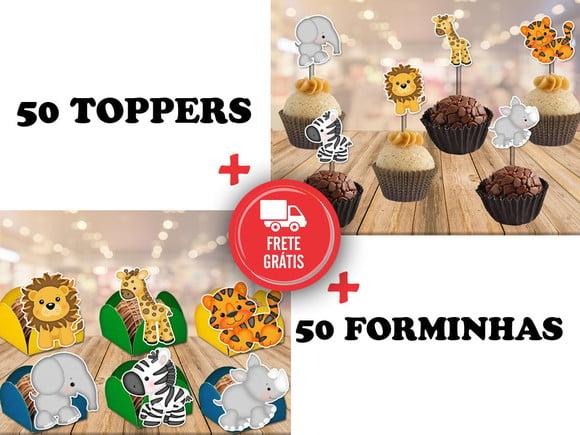 Safari - 50 Toppers E 50 Forminhas