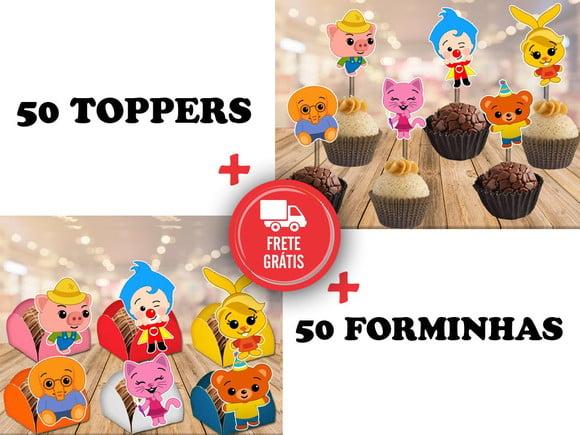 Plim, Plim, Um Herói Do Coração - 50 Forminhas E 50 Toppers