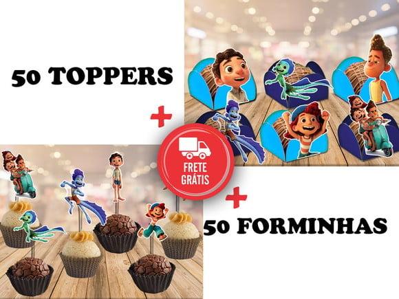 Luca Disney - 50 Forminhas E 50 Toppers