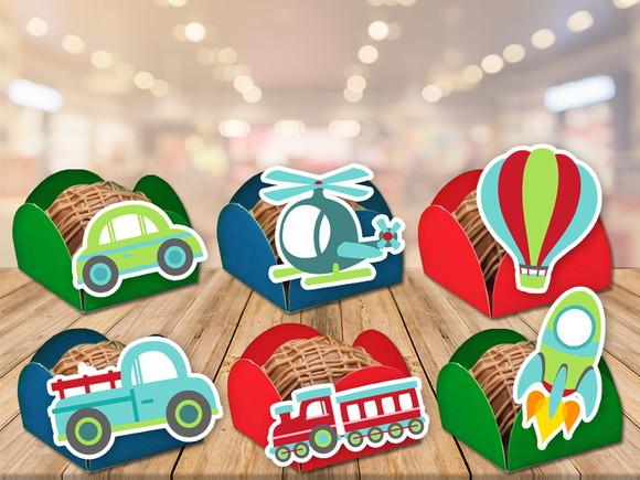 forminhas meios de transportes