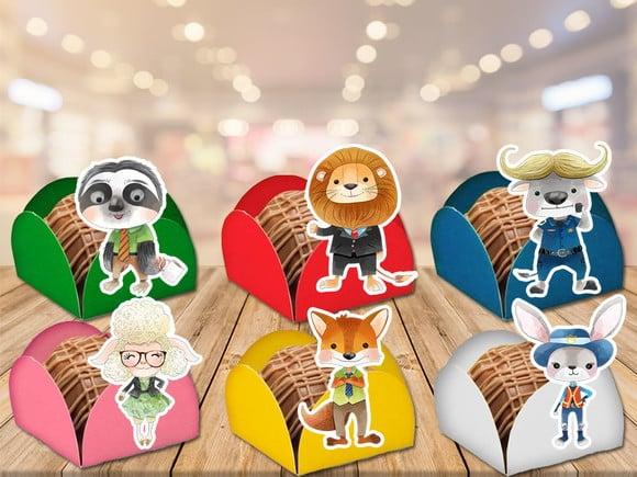 forminhas zootopia
