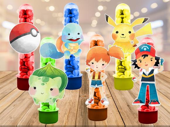 Apliques Pokemon para tubetes