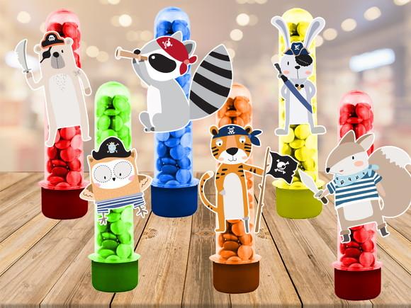 apliques para tubetes animais piratas