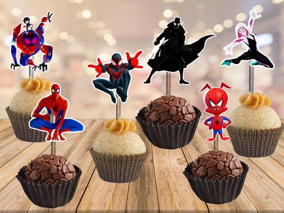Topper Homem Aranha Miles Morales - Novo Homem Aranha