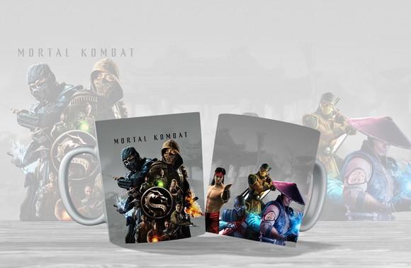 caneca mortal kombat - polímero